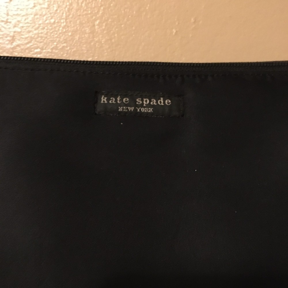 Vintage Y2K Kate Spade  Black Nylon Hand Bag